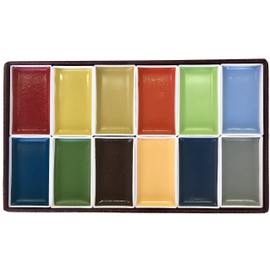 KISSHO 1-759 Japanese Painting Paint Wrought Rock 12 Colors C Set