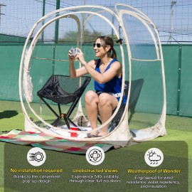 Eighteentek Pop Up Tent Sports Tent Weather Tent Rain Tent Sport Shelter Outdoor - 50x50x62"