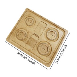 Harilla Bamboo Beading Board, Beading Bowl, Practical Bracelet Bead Board, Bracelet Bowls Organizer for Beading Projects, Style A