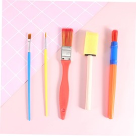 jojofuny 1Set Creative DIY Sponge Painting Brush Set Art Tools for Early Learning Safe Odorless Sponges for Crafts Imagination Development for Parent Activities Random Color