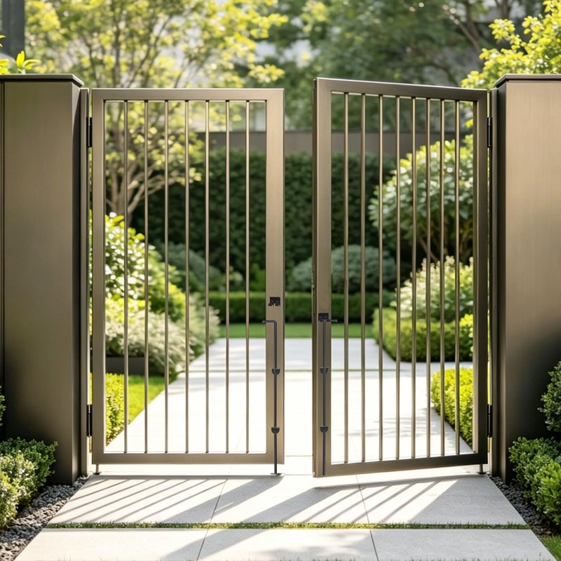 36" Heavy Duty Cane Bolt Gate Drop Rod, Ground Latch