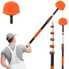 SISUPASSIE 30FT Reach Cobweb Duster with Extension Pole, High Ceiling