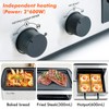 wOod-it 4 in 1 Breakfast Maker Station with Indoor Grill/Griddle/Toast