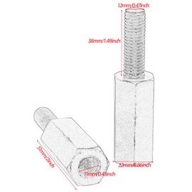 GIDIBII Seat Riser Compatible with Can-Am Maverick X3 2" All Years UTV Seat Lift Kit (2 pcs)
