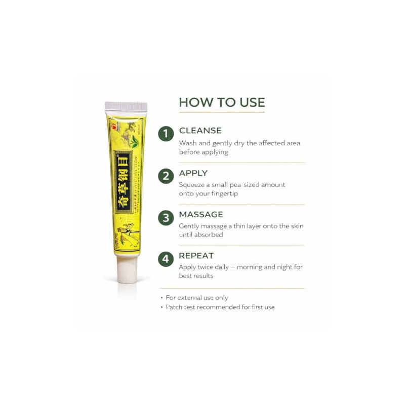 Vendedor Oficial - Crema Herbal China - Alivio Natural Para