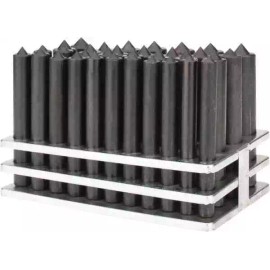 Value Collection 33 Piece Transfer Punch Set, 1/2" to 1" Punch Size, Round Shank