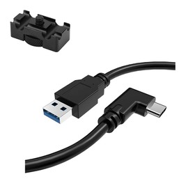 16ft 5m USB 3.0 A to USB C Cable, Type C Charging Data Transfer with Cable Lock Clamp Clip Tether Cable Cord for Canon EOS R5 R6 R RP G7X M3 Sony A1 A7SIII A73 A7RIII A7C A7RIV Nikon Z5 Z6 Z7
