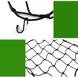GSHLLO Grow Tent Nylon Netting Flexible Elastic Trellis Net Plant Support Grid Netting Hydroponic Grow Room Net with 4 Hooks for Climbing Vegetables