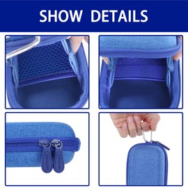 Aenllosi - Funda rígida de repuesto para cámara digital Canon PowerShot ELPH 170/180/190/300/330/340/350/360 (estuche de transporte, azul)