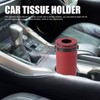 Car Tissue Holder Lightweight Leather and Tungsten Steel Car Tissues