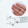 ONEBO Pack of 30 Spiral Hooks, Bungee Straps Hooks, Shock