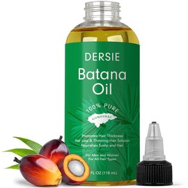 Batana Oil: Dr. Sebi Organic Raw Honduras Oil for Hair Growth - 100% Pure & Natural for Thicker, Stronger Hair - 4 FL OZ Scalp Nourishment Haircare:_Honduras Oil Paste