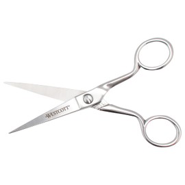 Westcott 6in Forged Paper and Fabric Scissors, Precision Scissors for Sewing and Crafts, Art, Office