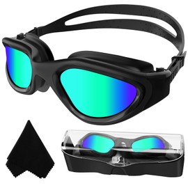 Winline Polarised/Non-Polarised Swimming Goggles for Adults, Teenagers, Anti-Fog, UV Protection, Waterproof, Clear Vision, Easy to Adjust with Soft Nose Bridges for Men and Women