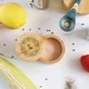 Totally Bamboo Salt Cellar Bamboo Storage Box with Magnetic Swivel
