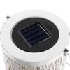 Solar Power Hanging Hollow LED Lamp Decorative Light for Outdoor