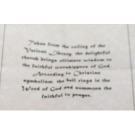 Kurt Adler The Vatican Library Collection Kurt Adler Cherub Bell Christmas Ornament