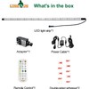 Longrun LED Fountain Light, Waterfall LED Light Strip,Remote and APP