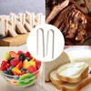 100 PCS Bamboo Tongs Mini Bamboo Tongs for Toast Catering