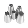 Pommee (1 Set of 5 Large Nozzles for Baking, Made