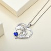 YL Horse Necklace 925 Sterling Silver Engraving I Love You