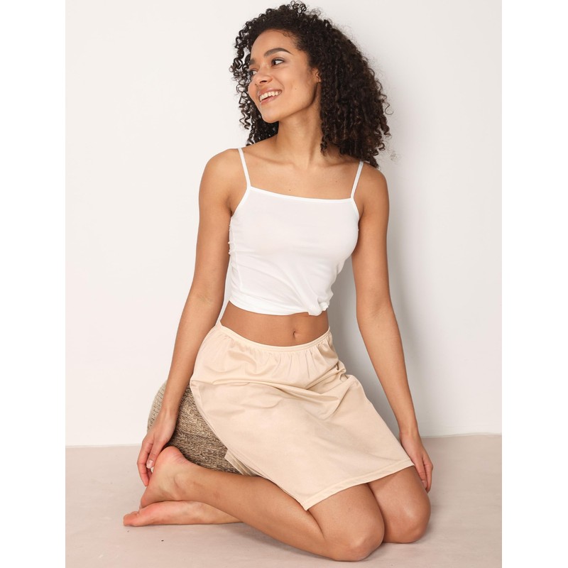 GYS Women's Nylon Half Slips for Under Dresses Anti-Static Underskirt,