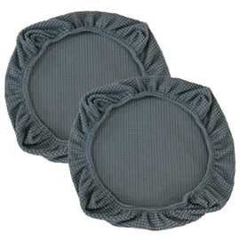 Zasvec Cover Office Chair Set of 2 Stretch Chair Covers Office Chair Cover Chair Seat Covers Stretch Chair Cover for Chairs 38-48 cm for Office Chair Armrests Chair Grey