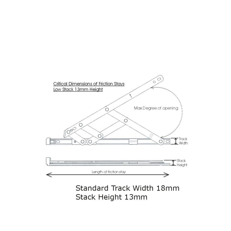 Nico 12 Inch Easy Clean And Egress 13mm Stack Friction