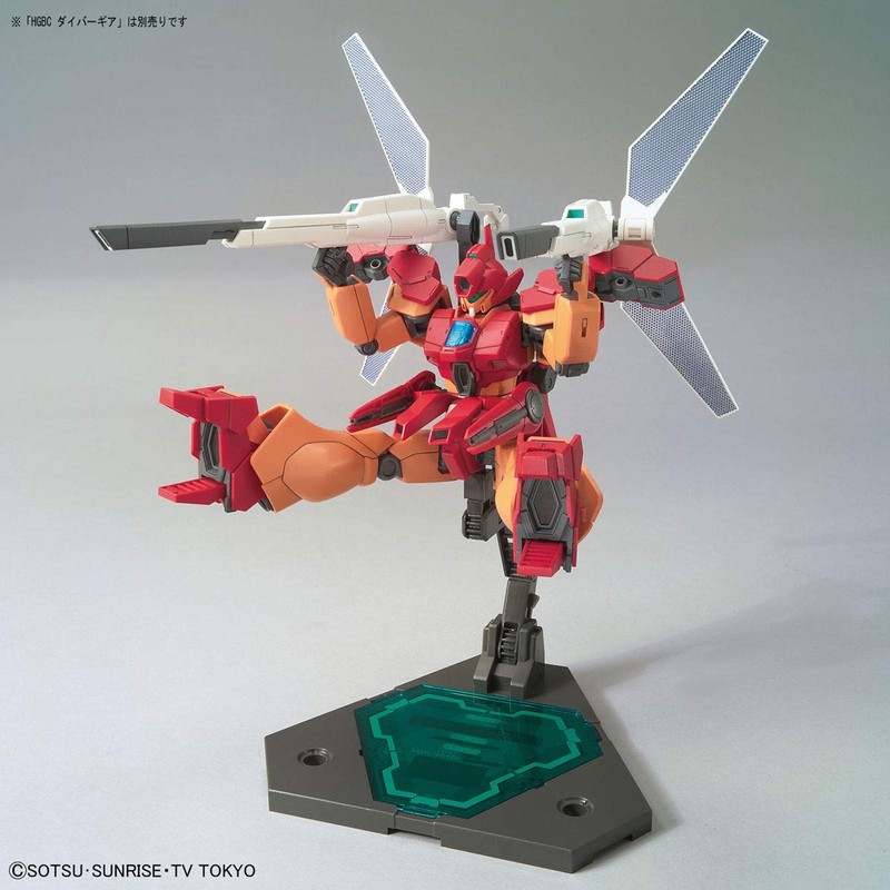 HGBD (High Grade Build Divers) Jegan Blast Master 1/144 Scale Color-Coded