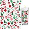 Floating Vase Filler Christmas, 160 Pcs Christmas Vase Filler Floating