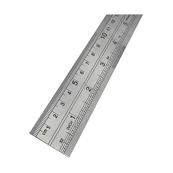 Azbvek ONE METRE Ruler Stainless Steel 1M Long Metal 40"