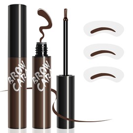 Eyebrow Gel Eyebrow Pencils for Women, Strong-Hold Transfer-proof & Water-Resistant Brow Gel Creates Voluminous-Looking Brows, Vegan & Cruelty-free (Dark Brown)