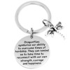 AHAETH Dragonfly Keychain Jewelry - Inspirational Gift for Men, Women,