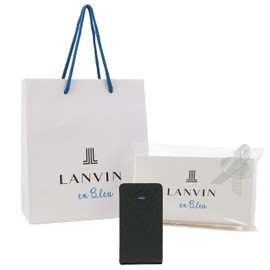 Lanvin On Blue 345175 Key Case, Smart Key, Brand Shopper, Gift Wrapping, Men's, Leather 345175 Web Limited Edition, 01: Black