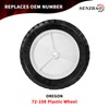 SENZHAO 8 Inch Plastic Wheel for Oregon 72-108 Universal Wheels,