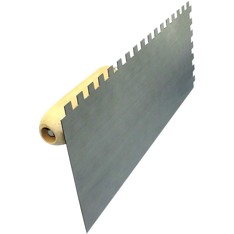 AERZETIX - C45929-8mm Tooth Straightener/Trowel/Notched Spatula for Tiles - Tools/Hand