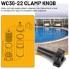 WC36-22 Clamp Knob Replacement for Pentair Compatible with Posi-Flo II