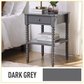 DWIL Acrylic Wood Paint for Furniture - Semi-Gloss Paint Suitable for Wood Surface Renovation, Water-Based All match Paint, Non-Toxic & Odorless, Eco-Friendly & Healthy (32OZ, Dark Grey)