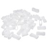 MECCANIXITY Silicone Rubber Bands Rings 100Pcs Non-Slip 15mm Dia 1mm