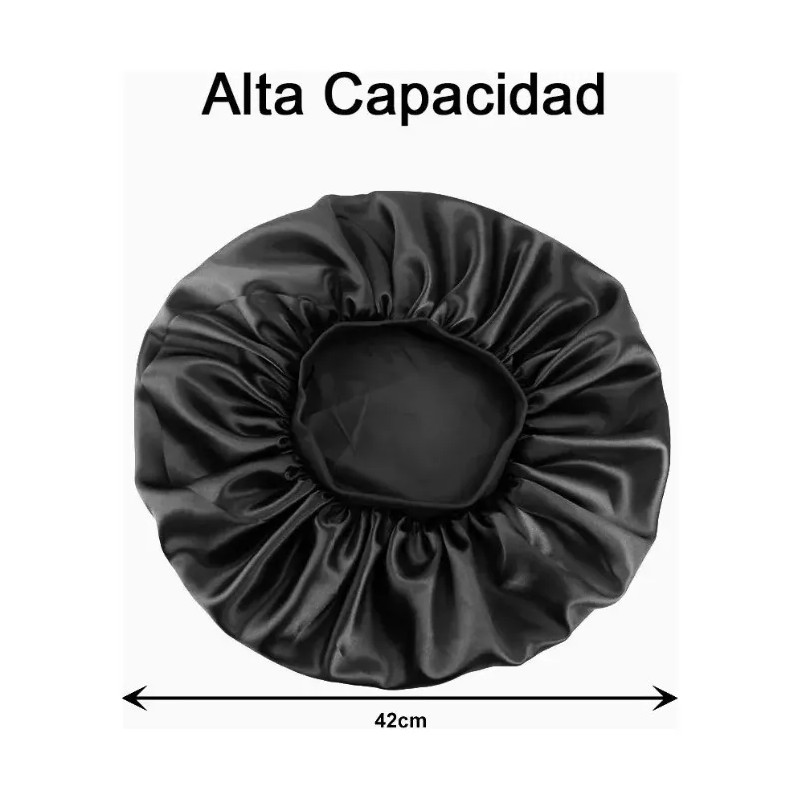 2 Gorros De Satín Método Curly Para Dormir Banda Ajustable