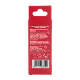 Sol Beauty Watermelon Lip Oil with Watermelon Extract and Shea Butter, Nourish, Hydrate and Soften your Lips, Vegan Friendly and Cruelty Free Lip Oil 2 x 3g