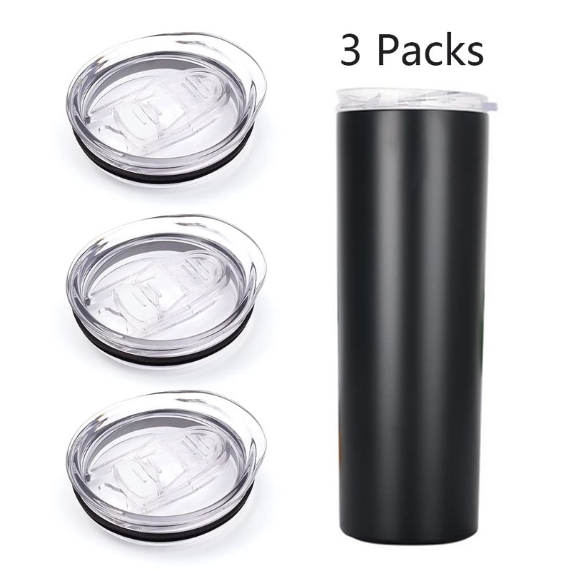 20oz Skinny Tumbler Replacement Lids 3 Pack,2.75in Cup Mouth Compatible
