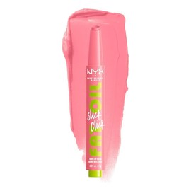 NYX Professional Makeup Fat Oil Slick Click | Brillo de Labios | Tono Clout Rosado 2g