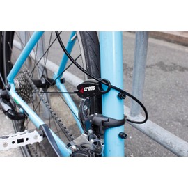 crops Long Cable Lock | 4mm x 1800mm 3 Digit Dial CP-SPD07-02 (White)