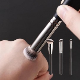 3-Piece Makeup Brush Set: Base & Multi-Purpose Tools 3-Piece Set 5ea