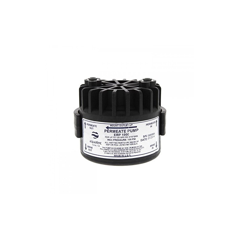 Aqua Tec ERP-1000 Aquatec AQUATEC-ERP-1000 Permeate Pump, Black