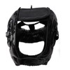 Boxing Headgear Black Head Guard Large Full Coverage PU Shock