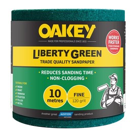 Liberty Green Sanding Roll 115mm x 10m Fine 120g