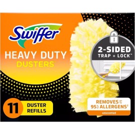 Swiffer Dusters Heavy Duty Multi-Surface Duster Refills, Unscented, 11 Count