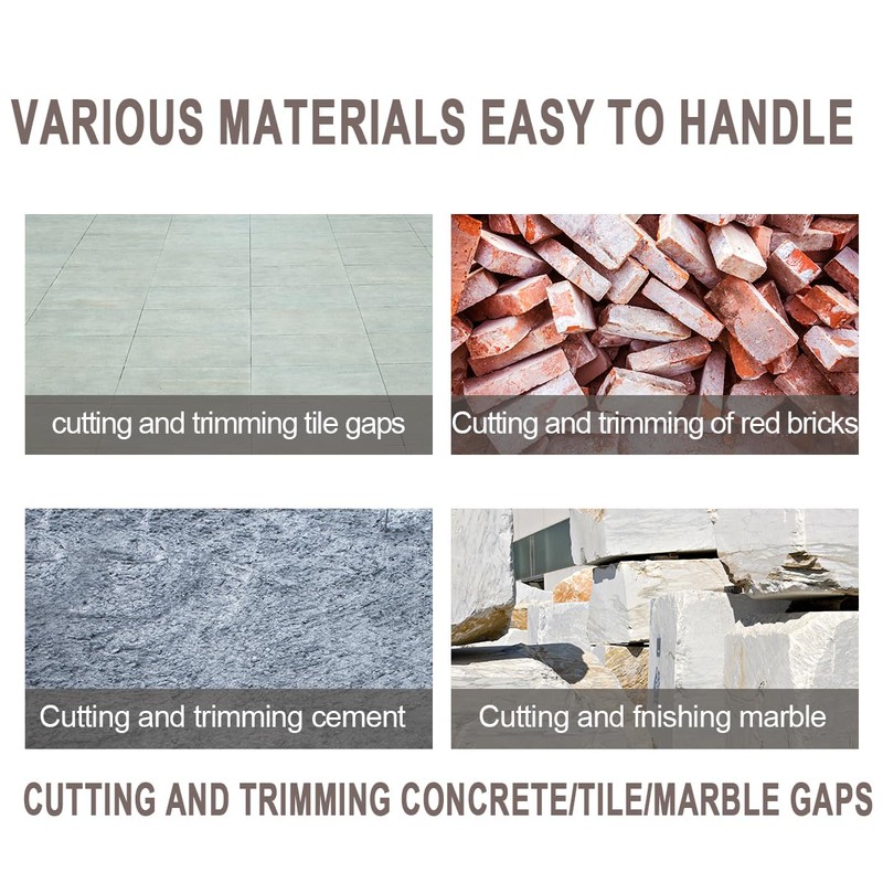 CENBEN 3 Pcs Oscillating Multitool Grout Removal Blades, Diamond Multi